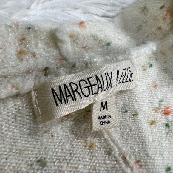 Margeaux & Ellie Speckled Rainbow Open Front Cardigan Size Medium - Picture 2 of 11